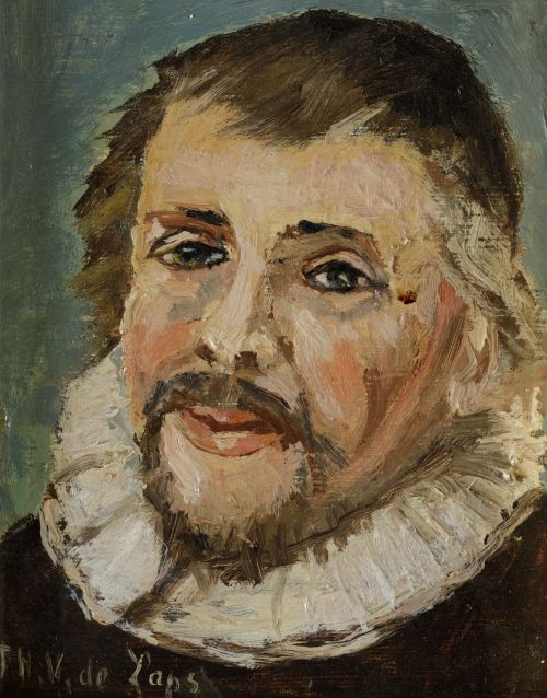 THÉODORE PAUL ANTOINE VUYLSTEKE DE LAPS , "Pareja de retrat