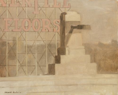 MARCELO  FUENTES, "Floors", 1994, Óleo sobre lienzo adherid