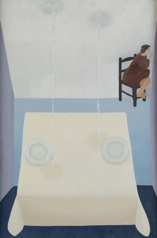 ESTHER BOIX, "Somni", 1973, Óleo sobre lienzo