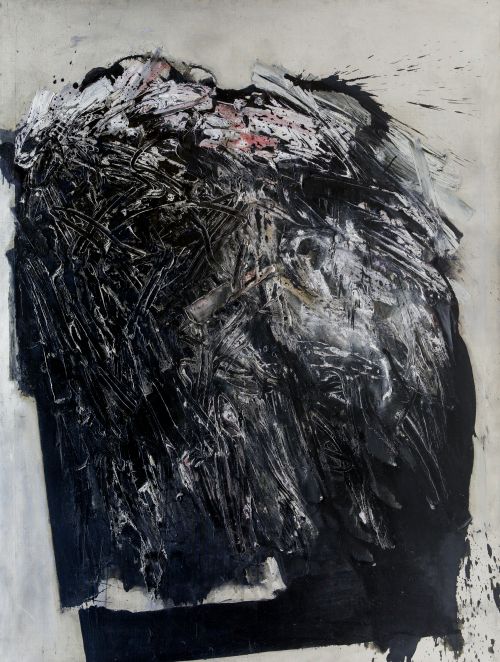 RAFAEL CANOGAR, “Sotana”, 1960, Óleo sobre lienzo