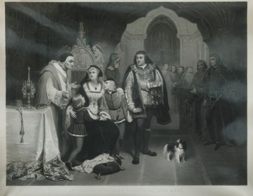 EUGÈNE JAZET, "Les enfans d'Edouard Séparés de Leur Meré",