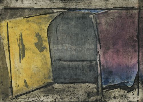 JUAN MANUEL DIAZ CANEJA BETEGO, "Interior", 1985, Grabado 