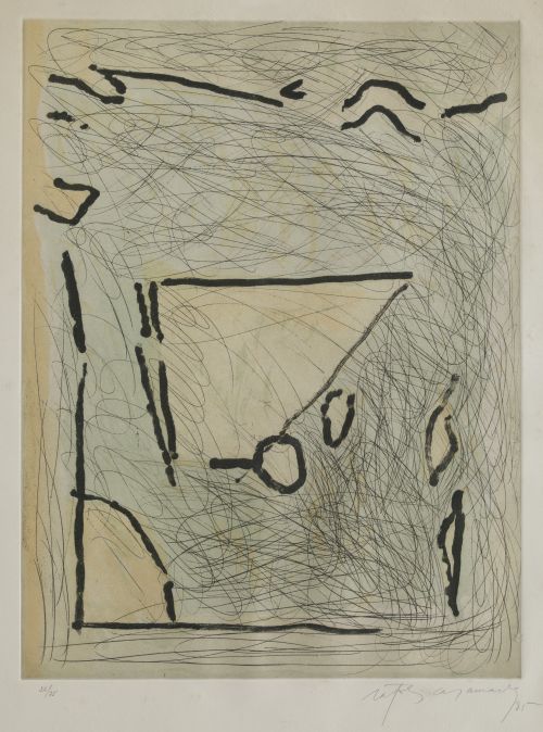 ALBERT RAFOLS CASAMADA, "Objeto", 1985, Aguafuerte, aguatin