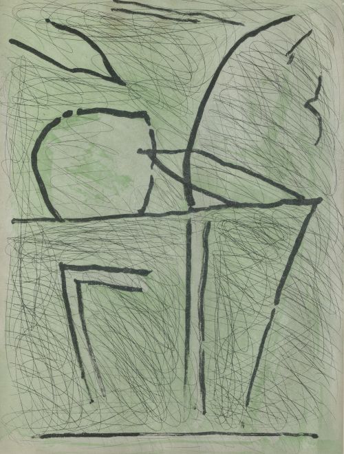 ALBERT RAFOLS CASAMADA, "Jardín", 1985, Aguafuerte, aguatin