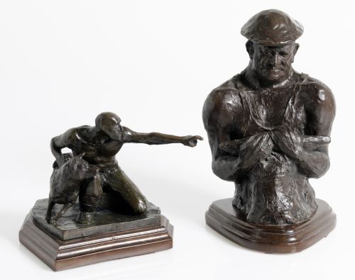 SERGIO BLANCO RIVAS, "Levantador de piedras", 1990, Escultu