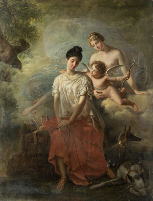 CHARLES VICTOIRE FRÉDÉRIC MOENCH, "El amor y la fidelidad",