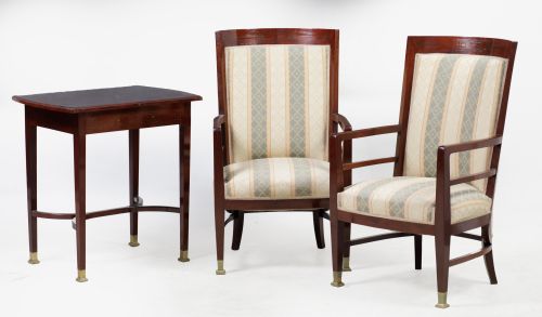 Mesa auxiliar art dèco, España, c. 1930