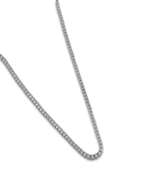 GARGANTILLA RIVIERE DE ORO Y DIAMANTES