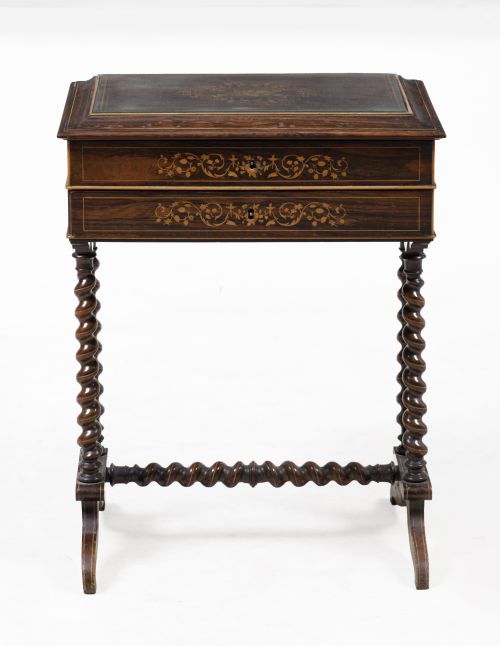 Victorian sewing box, England, 19th century