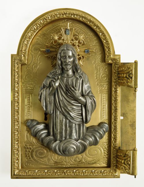 Puerta de sagrario bronce