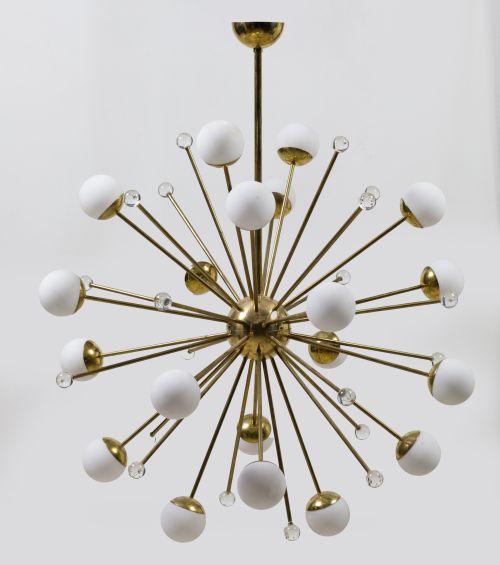 Lámpara de techo siguiendo el modelo Sputnik, S. XX