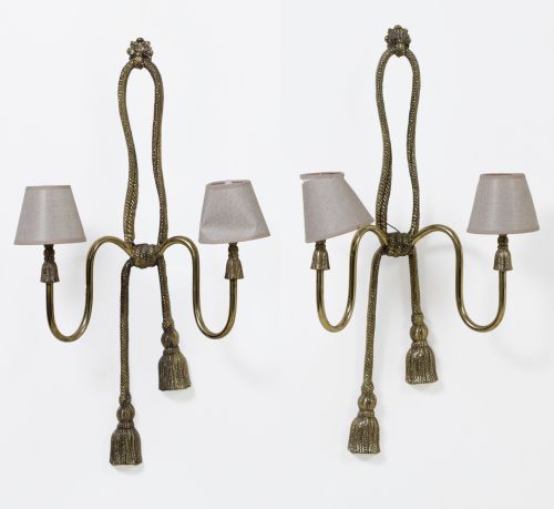 Pareja de apliques de estilo Luis XVI, S. XX