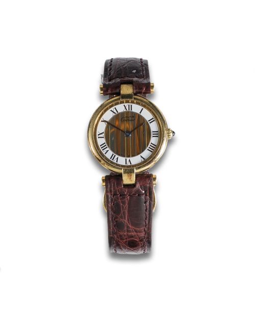 MUST VENDÔME DE CARTIER WATCH IN VERMEIL SILVER