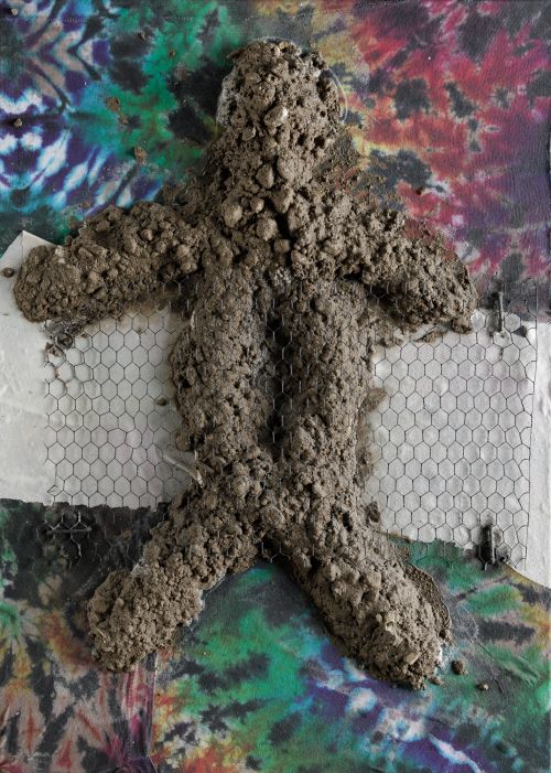 VÍCTOR MIRA, "Antihéroe", 1999, Técnica mixta sobre lienzo