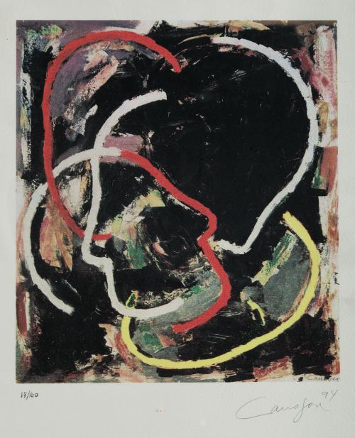 RAFAEL CANOGAR, "Sin título", 1994, Serigrafía offset sobre