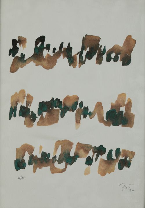 GUSTAVO TORNER, "Praescripturas", 1994, Serigrafía offset s