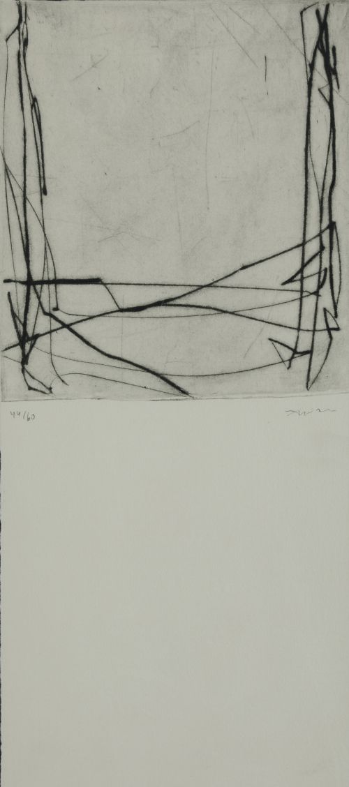 ANA ROSA ALBERCA, "Negro 59", Grabado