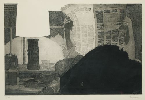 FERNANDO BELLVER, "Sin título", Grabado