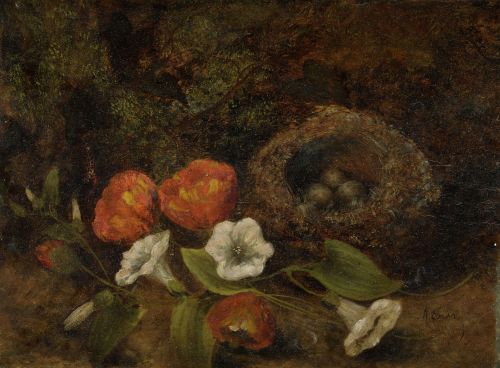 MARY ENSOR, MARY ENSOR (England c. 1863-1897) "Bird's Nests