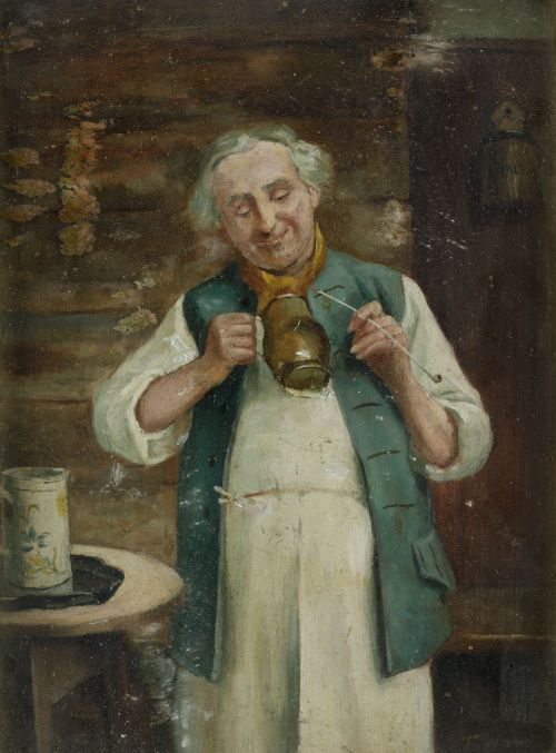 ESCUELA INGLESA, ENGLISH SCHOOL (19TH CENTURY) "Tavern Keep