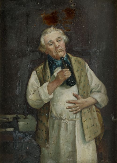 ESCUELA INGLESA, ENGLISH SCHOOL (19TH CENTURY) "Tavern Keep