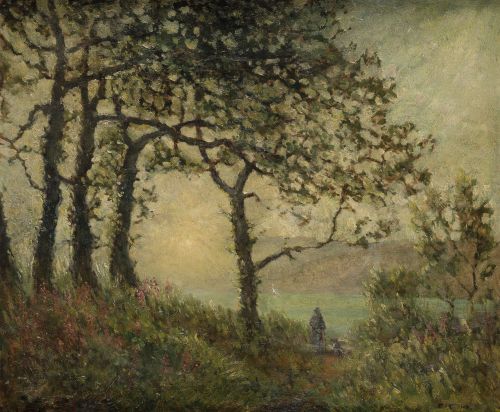 ESCUELA INGLESA, ENGLISH SCHOOL (19TH / 20TH CENTURY) "Land