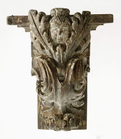Bracket made from a fragment of an altarpiece