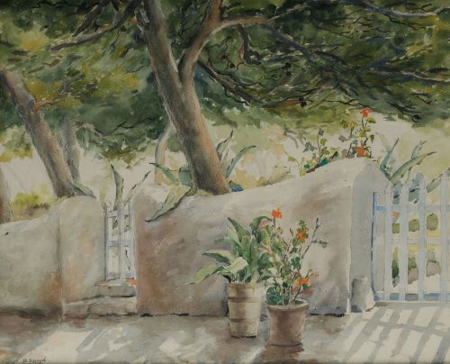 MALLORCAN SCHOOL ( / 20th Century) "Balearic Fence"