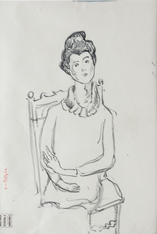 CARLOS NADAL, "Paisaje urbano", 1975, Técnica mixta sobre p