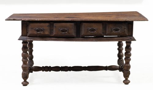 Castilian chestnut table, possibly from northern Spain, 17t