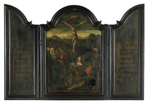 ANONYMOUS (19th century) "Portable altar of the Crucifixion