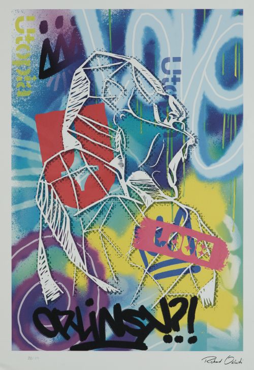 RICHARD ORLINSKI, "Utopía", Litografía sobre papel