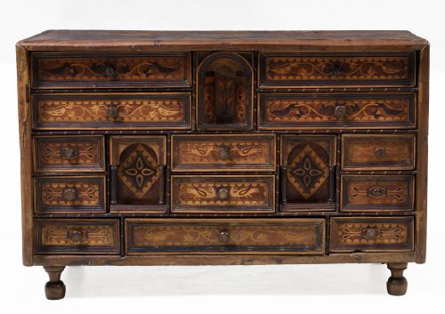 New Spanish bargueño, 18th century and later