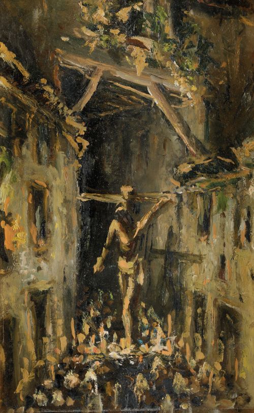 MARIANO CECILIO  GUERRERO MALAGÓN, "Procesión del Cristo de