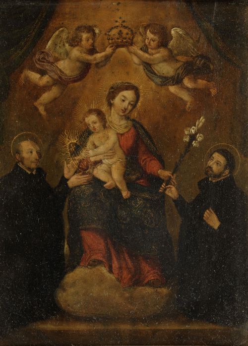 ESCUELA ESPAÑOLA, SPANISH SCHOOL (18th CENTURY) "The Virgin