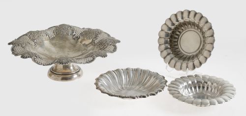 Victorian silver fruit bowl, Birmingham, England, 1900