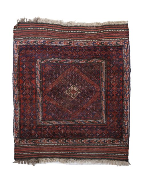 Hand-knotted wool Berber rug, 20th century