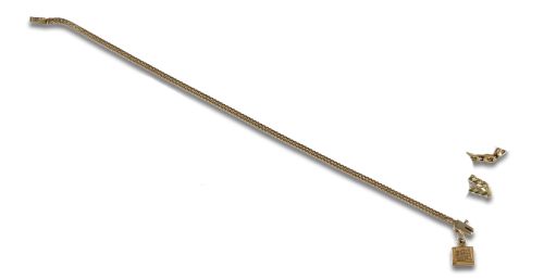 14K GOLD BARBED BRACELET