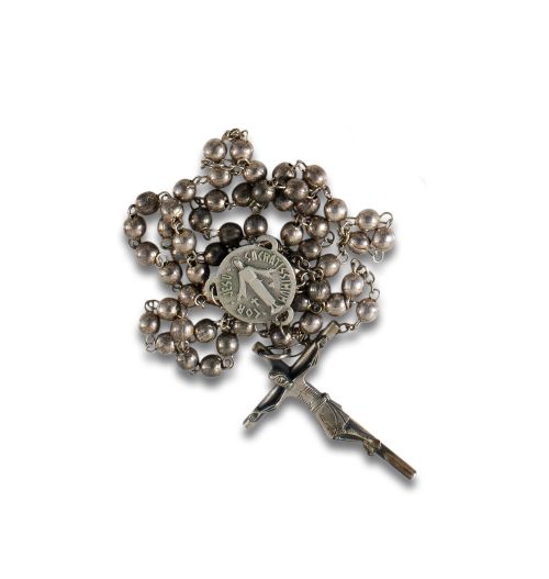 SILVER ROSARY FIVE MYSTERIES