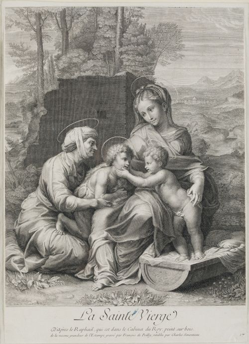 FRANÇOIS POILLY France (1623) / (1693) "The Virgin Mary, he
