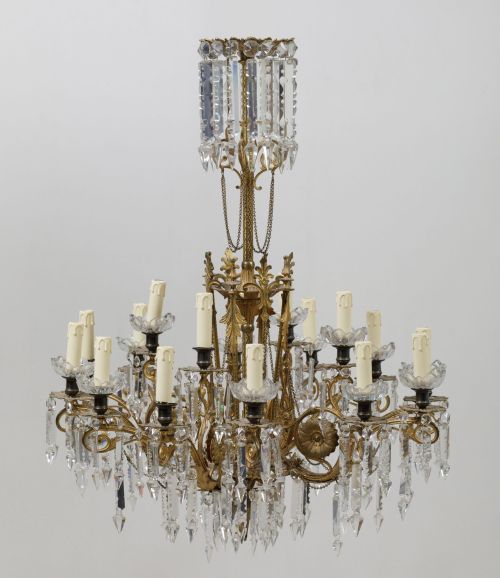 Ceiling lamp, France, c. 1900