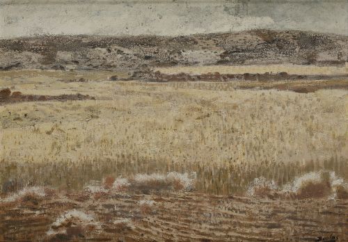 JOSÉ BEULAS RECASENS, "Paisaje de Almodovar, Huesca", 1973,
