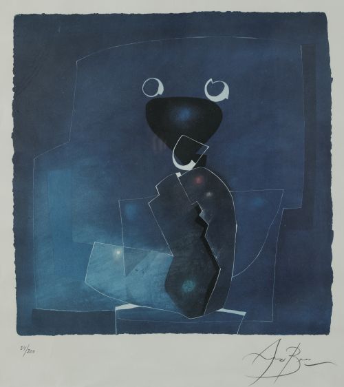 EDUARDO ARRANZ-BRAVO, "Entusiasme", Litografía sobre papel