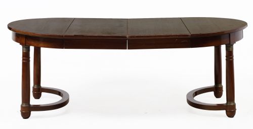 Circular dining table in the Empire style, 20th century