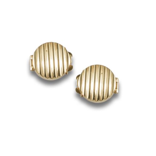 YELLOW GOLD BUTTON COVERS