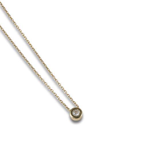 GOLD NECKLACE WITH DIAMOND