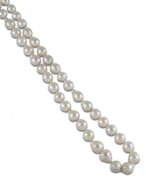 LONG BAROQUE AUSTRALIAN PEARL NECKLACE