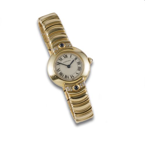 CARTIER VENDOME YELLOW GOLD WATCH
