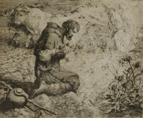 ANÓNIMO, ANONYMOUS (20th century) "Saint Isidore the Farmer