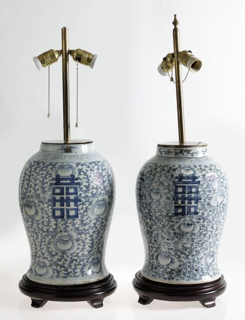 Pair of antique Chinese vases